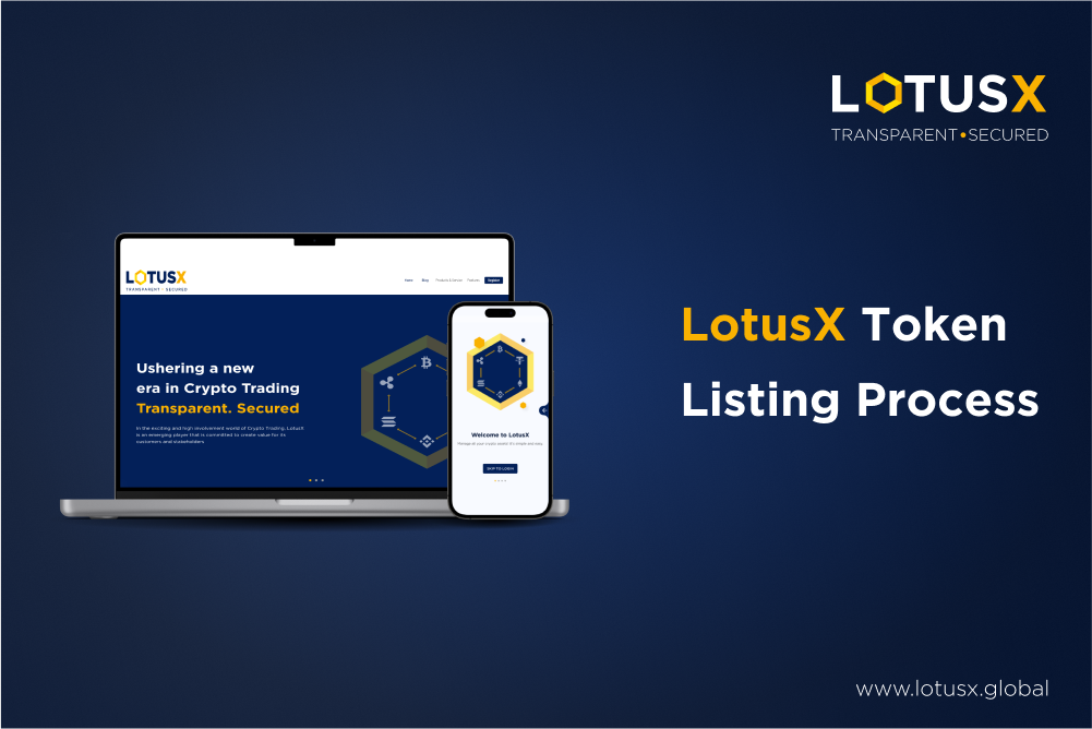 LotusX crypto exchange, token listing process