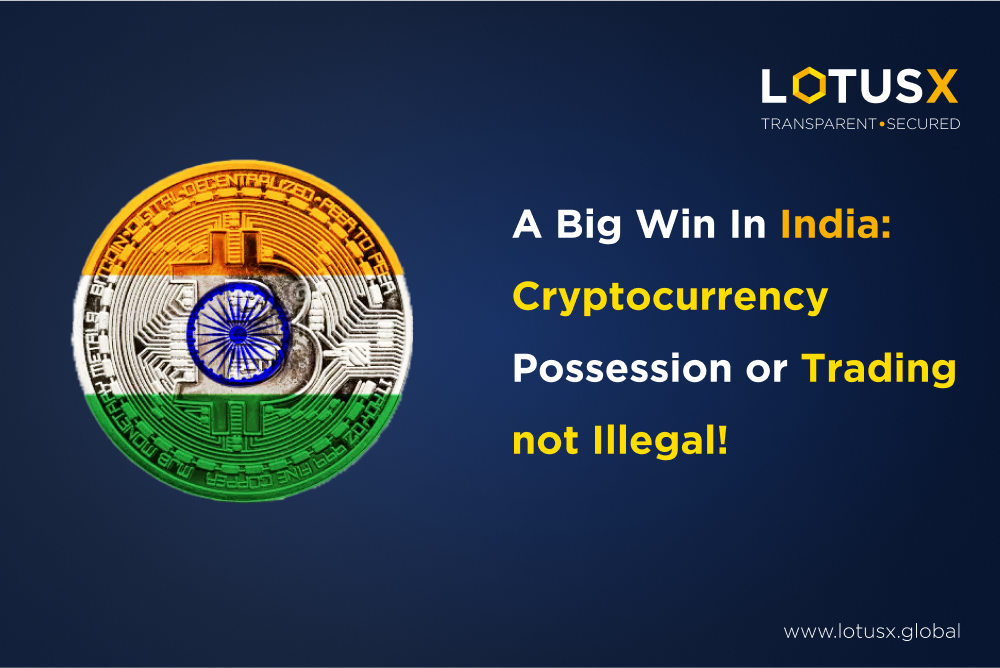 Cryptocurrency in India. LotusX