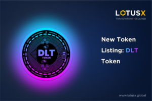 DLT Token, LotusX. India. Cryptocurrency.